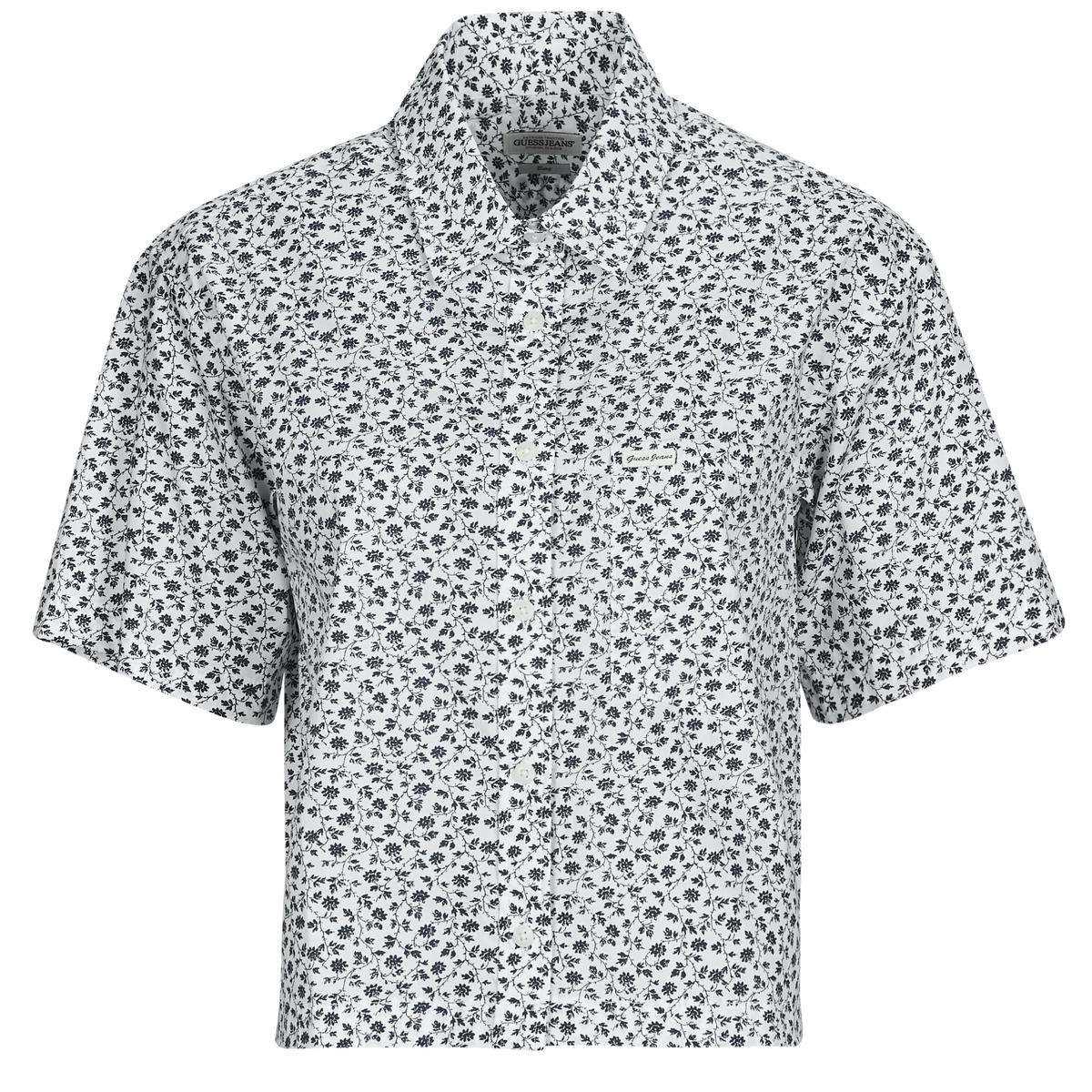 Πουκάμισα Guess SS CAMP COLLAR BOXY SHIRT