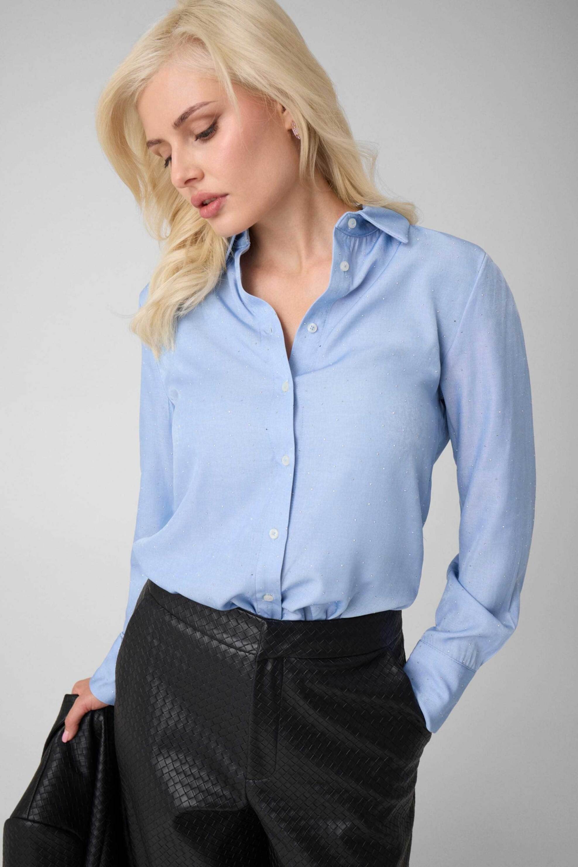 Guess γυναικείο πουκάμισο με τρουκς Regular Fit "Lucia"