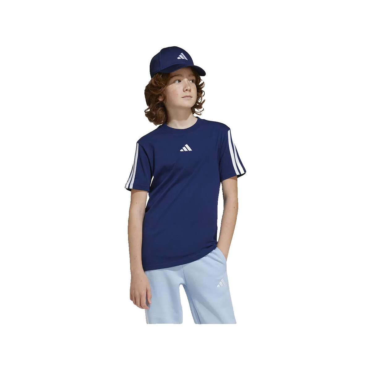T-shirt με κοντά μανίκια adidas T-shirts Essentials Short Sleeve T-shirt bleu
