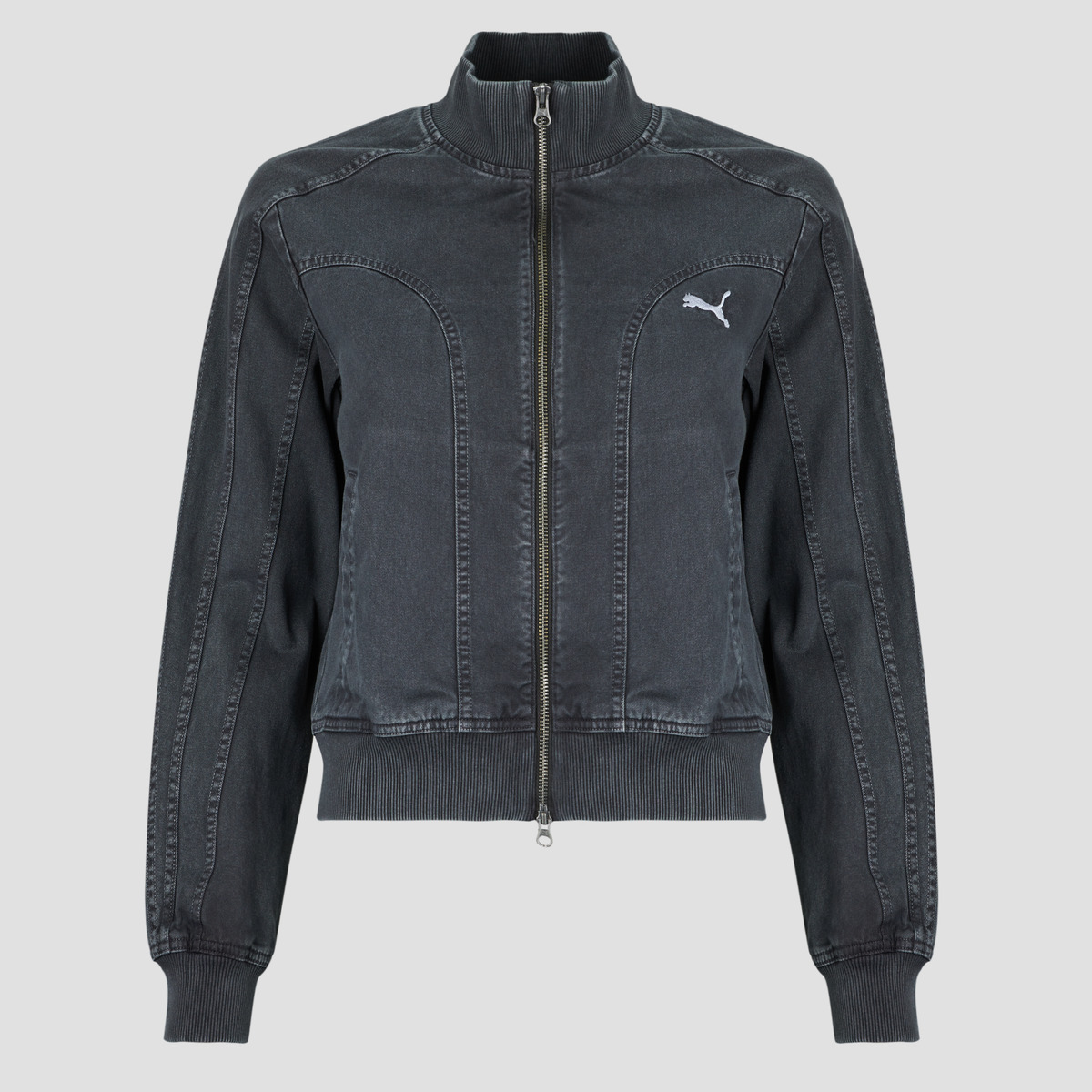 Τζιν Μπουφάν/Jacket Puma FUTURE.PUMA.ARCHIVE Washed Twill Short Jacket
