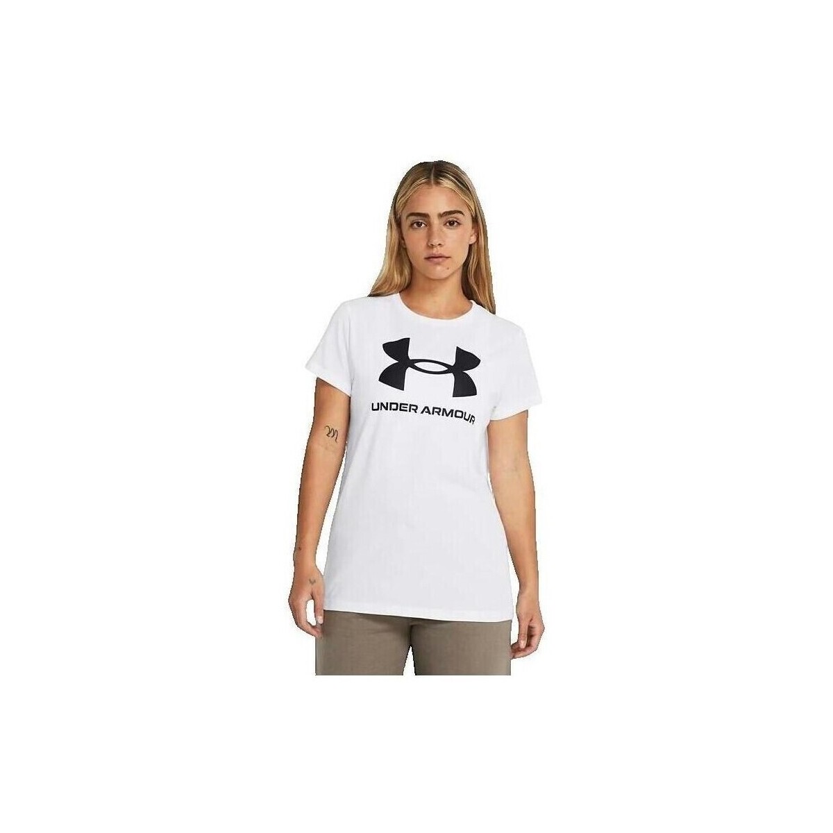 T-shirt με κοντά μανίκια Under Armour Logo Rival D'Ua