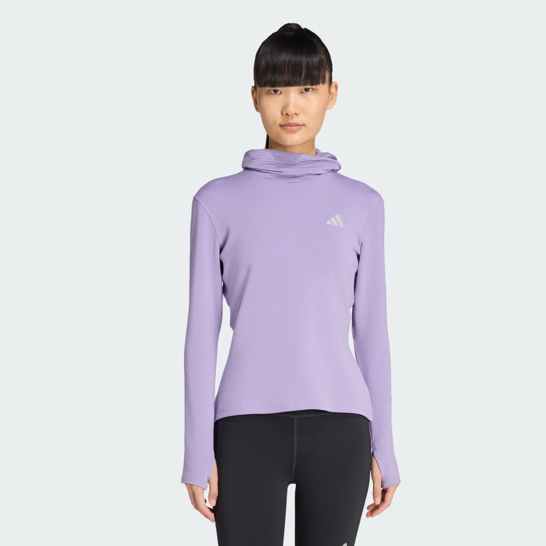 Μακρυμάνικη Χειμερινή Ζακέτα adi365 Running Essentials Hooded