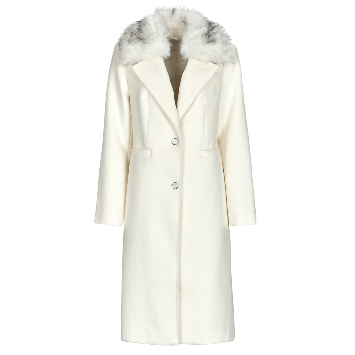 Παλτό Guess KAROLE FUR COLLAR