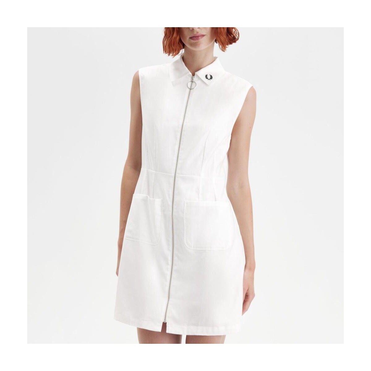 Κοντά Φορέματα Fred Perry Zip-through Shirt Dress