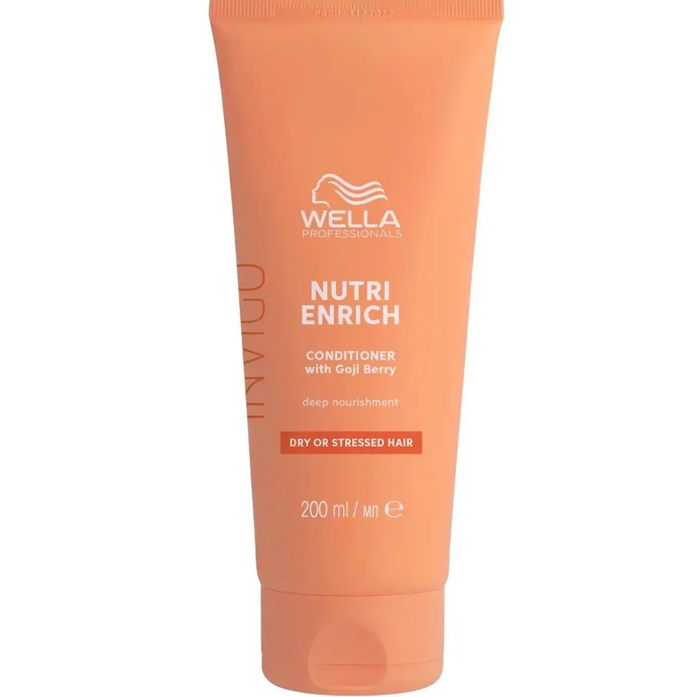 Wella Professionals Invigo Nutri Enrich Deep Nourishment Conditioner with Goji Berry for Dry or Stressed Hair Μαλακτική Κρέμα Βαθιάς Θρέψης που Προσφέρει Άμεση Ενυδάτωση & Ζωντάνια για Ξηρά & Ταλαιπωρημένα Μαλλιά 200ml