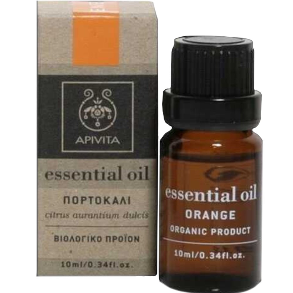Apivita Orange Essential Oil Πολυχρηστικό Αιθέριο Έλαιο Αρωματοθεραπείας από Πορτοκάλι με Ισχυρές Αντιοξειδωτικές Ιδιότητες για την Επιδερμίδα 10ml