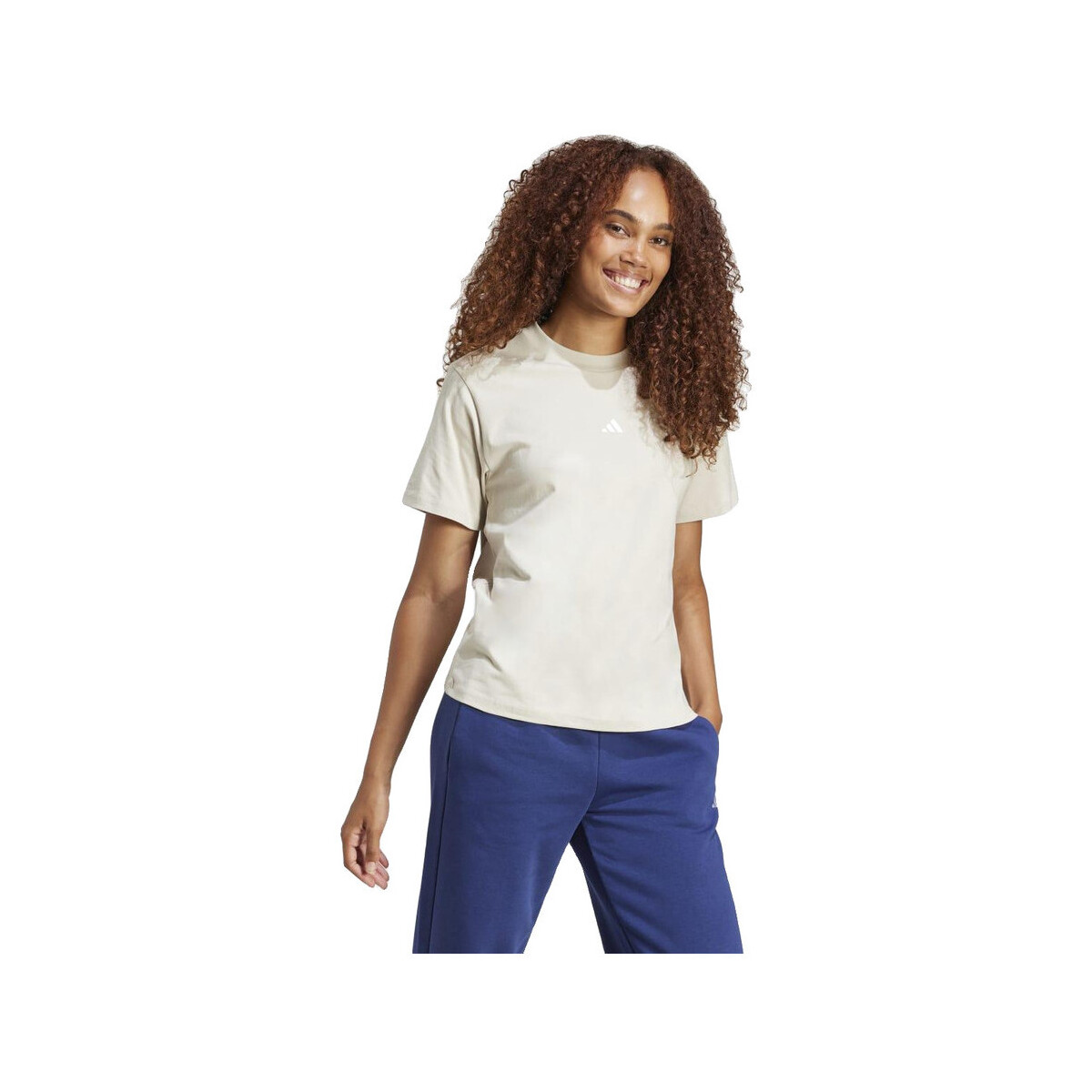 T-shirt με κοντά μανίκια adidas T-shirt Essentials Small Logo 100% coton