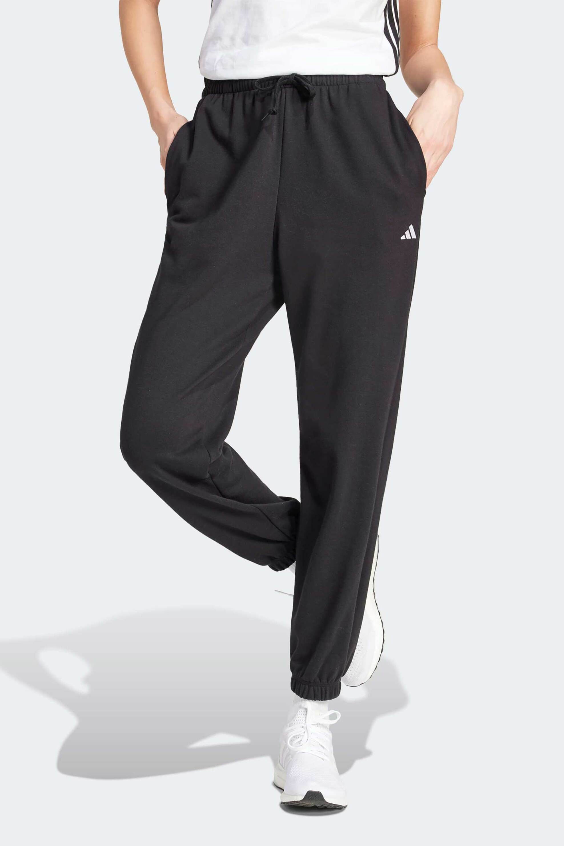 Adidas γυναικείο παντελόνι φόρμας με λογότυπο Loose Fit "Essentials Small Logo French Terry"