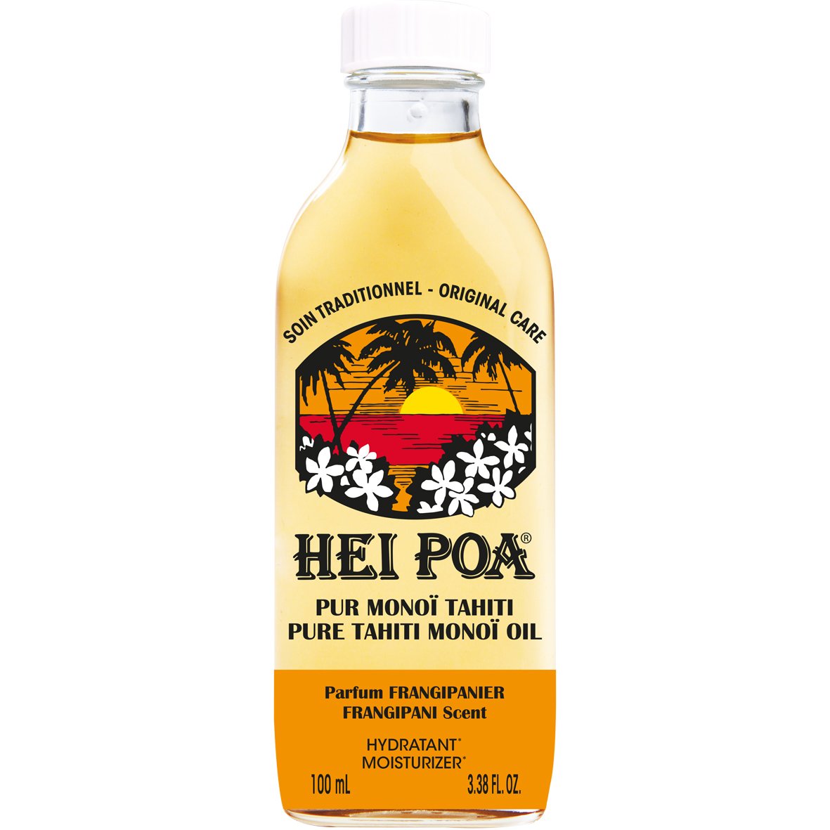 Hei Poa Pure Tahiti Monoi Oil Frangipani Λάδι Monoi σε Συνδυασμό με Λάδι από Εξωτικά Άνθη για Ενυδάτωση & Θρέψη 100ml