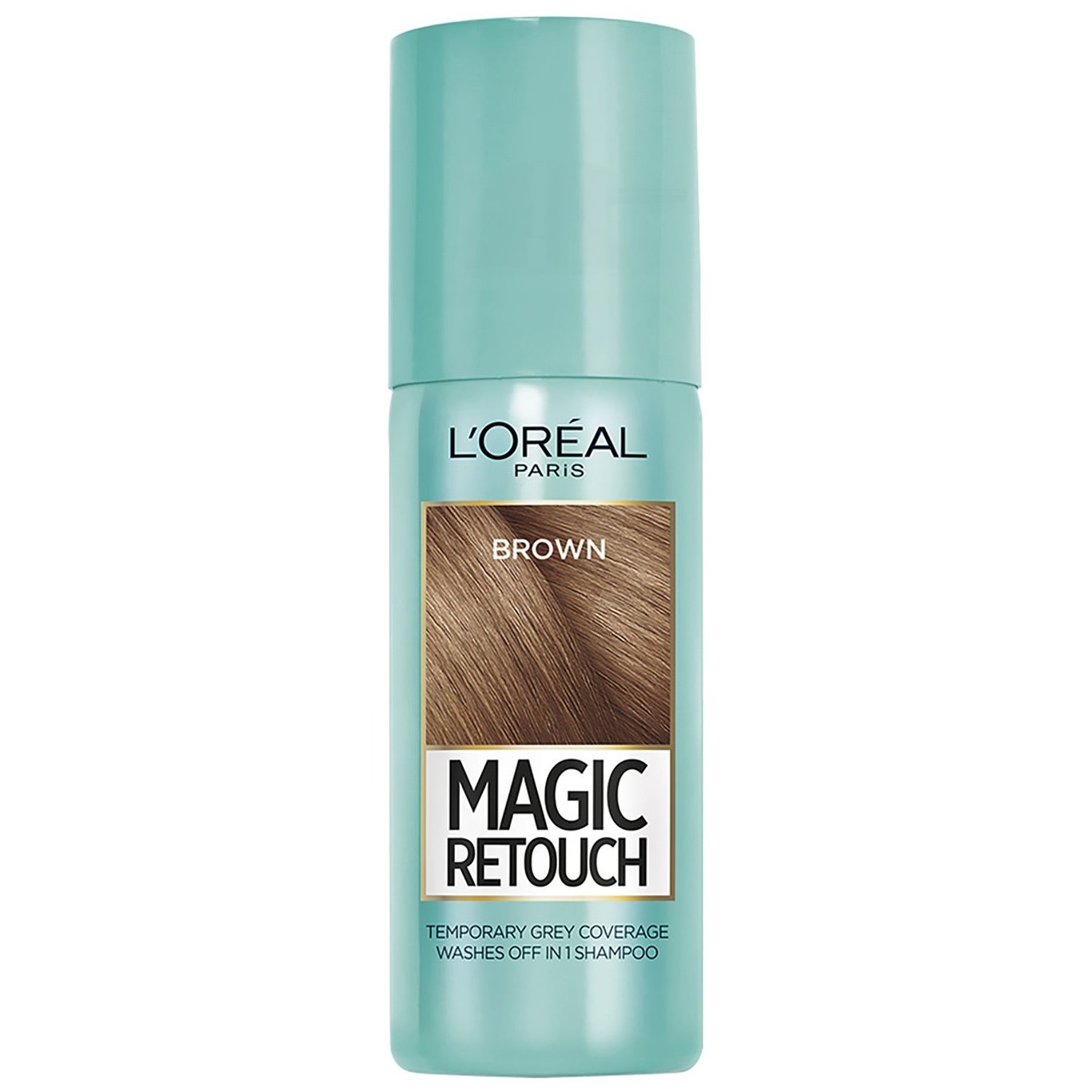 L'Oreal Paris Magic Retouch Spray Κάλυψης Λευκών Ριζών Καστανό 75ml - 3 Brown