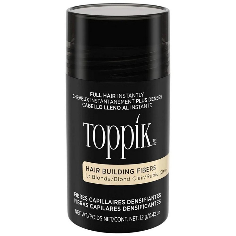 Toppik Hair Building Fibers Ίνες Κάλυψης Αραίωσης Μαλλιών με Κερατίνη 12g - Light Blonde