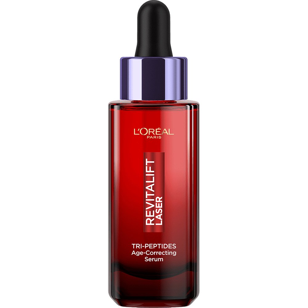 L'Oreal Paris Revitalift Laser Tri-Peptides Age-Correctig Serum Αντιγηραντικός Ορός Προσώπου με Τριπεπτίδια με Μεταξένια & Λεπτόρρευστη Υφή 30ml