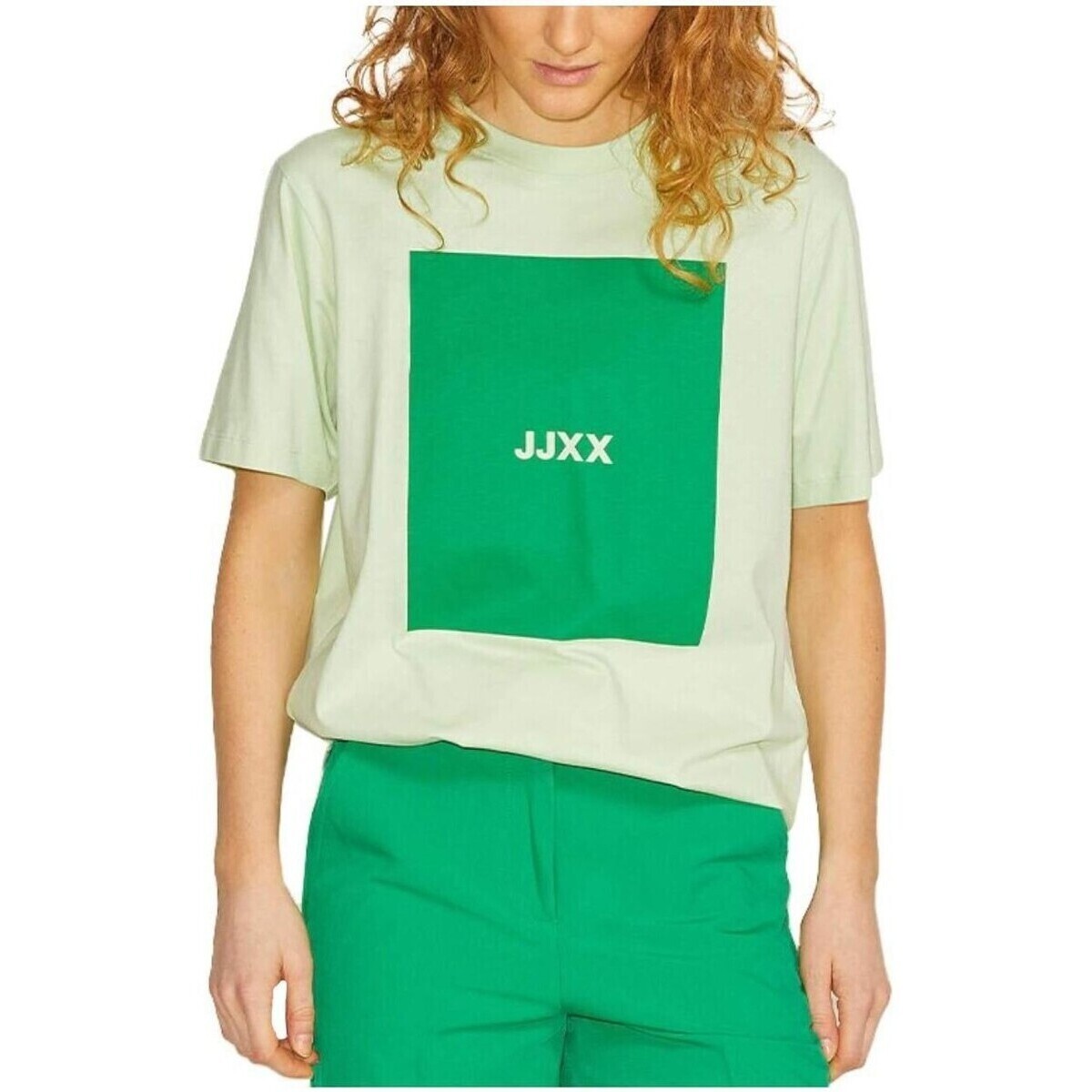 T-shirt με κοντά μανίκια JJXX 12204837 green