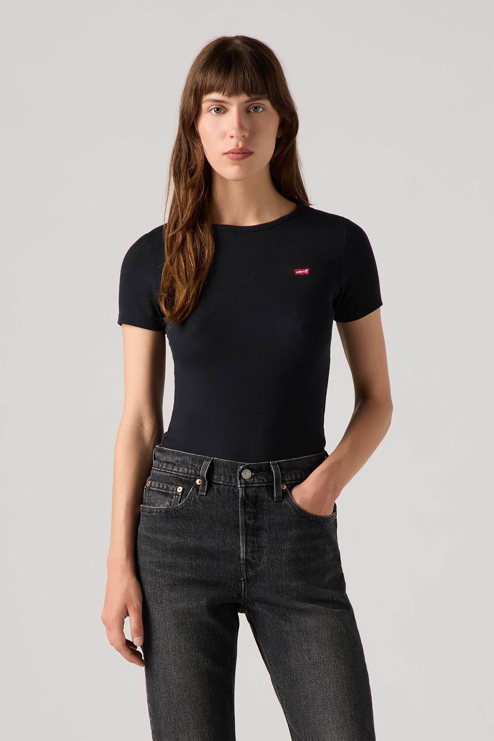 Levi's® γυναικείο T-shirt με λογότυπο Slim Fit "Hayes"