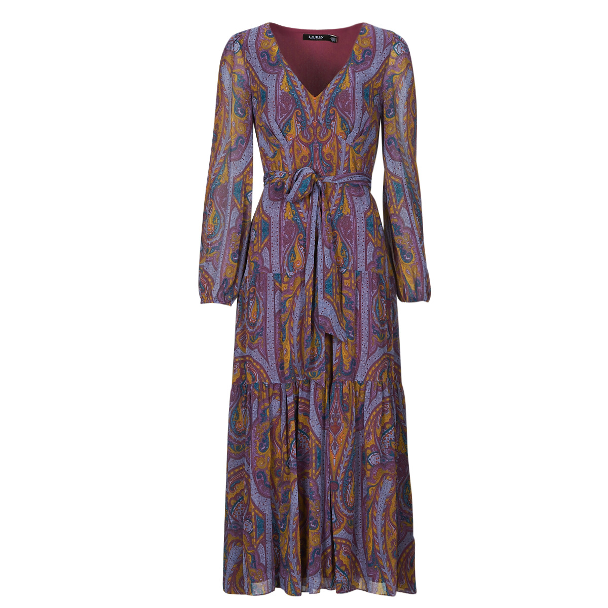 Μακριά Φορέματα Lauren Ralph Lauren HATETA-LONG SLEEVE-DAY DRESS
