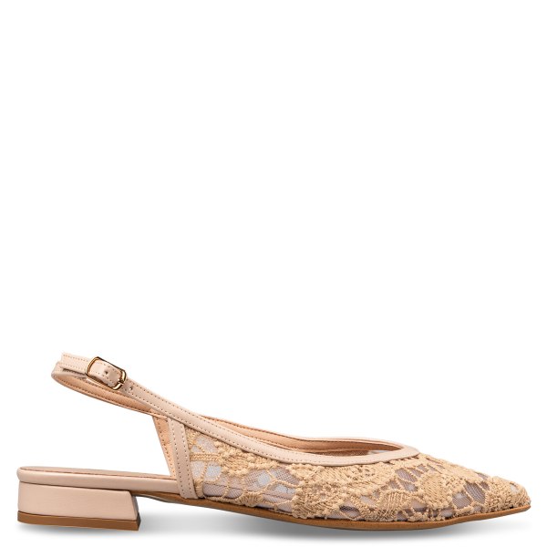 SLINGBACK LOW PUMPS